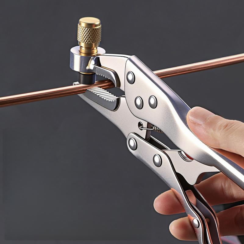 Efficient HVAC Repair Tool 1Pcs Refrigerant Recovery Clamp Air Conditioner Locking Plier One Size