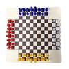 Acrylic Multiplayer Chess Set Luxury Figures Compact Board for Engaging
