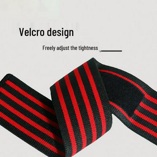 Elastic Weightlifting Knee and Calf Support Wraps for Fitness and Cycling