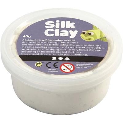 Modelling Clay - SILK CLAY - Self-hardening - 40g White