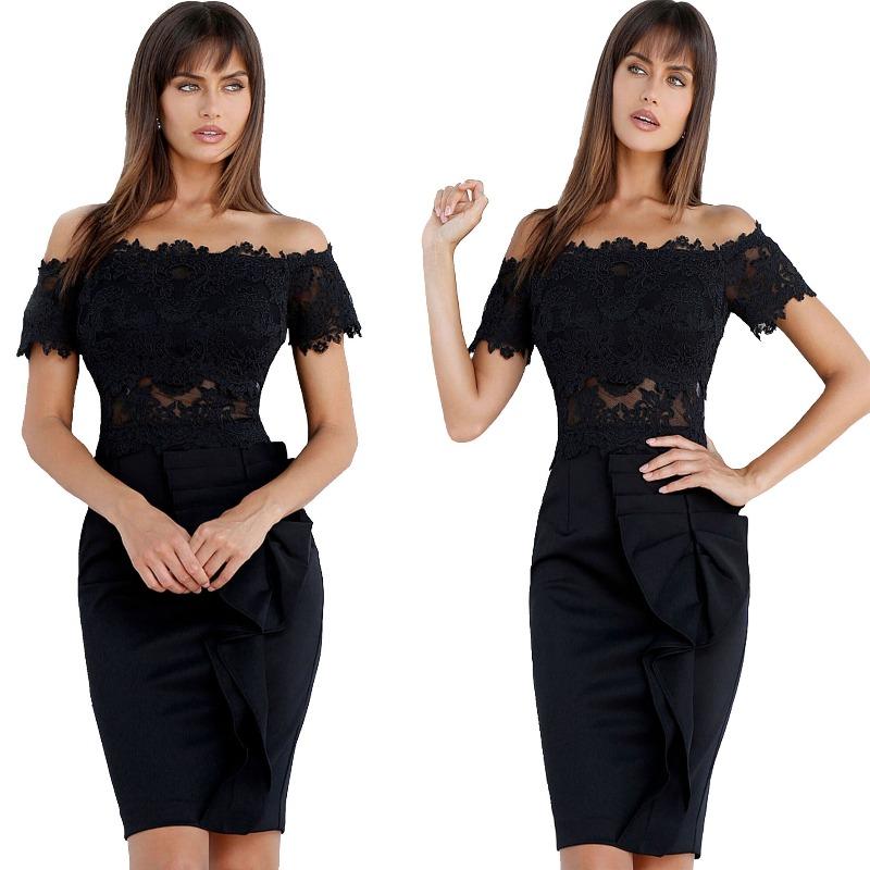 New women's lace splicing dress hot creative jumpsuit