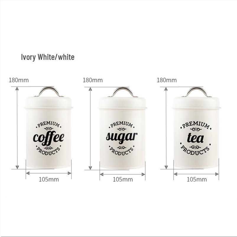 12-Color Metal Sealed Storage Can: Ideal for Coffee, Tea, Snacks, Nuts, Seeds, and Candy