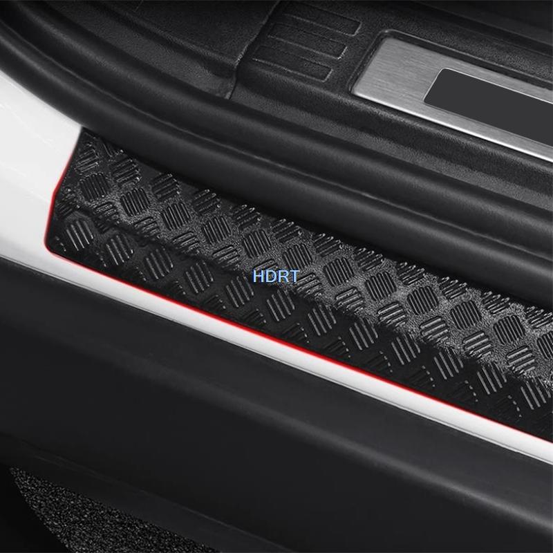 For Land Rover Defender 90/110/130 2020 + Car Styling Door Sill Threshold Scuff Welcome Pedal Cover Accessories Exterior Sticker