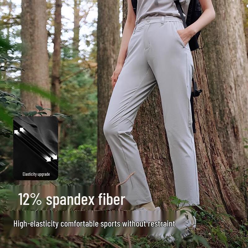 PELLIOT Women's Outdoor Water-Repellent High-Stretch Casual Pants 12411402