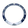Ceramic Watch Bezel Ring Professional 38.6mm Watch Bezel Insert Replacement Parts Accessory for Repairer Blue Base