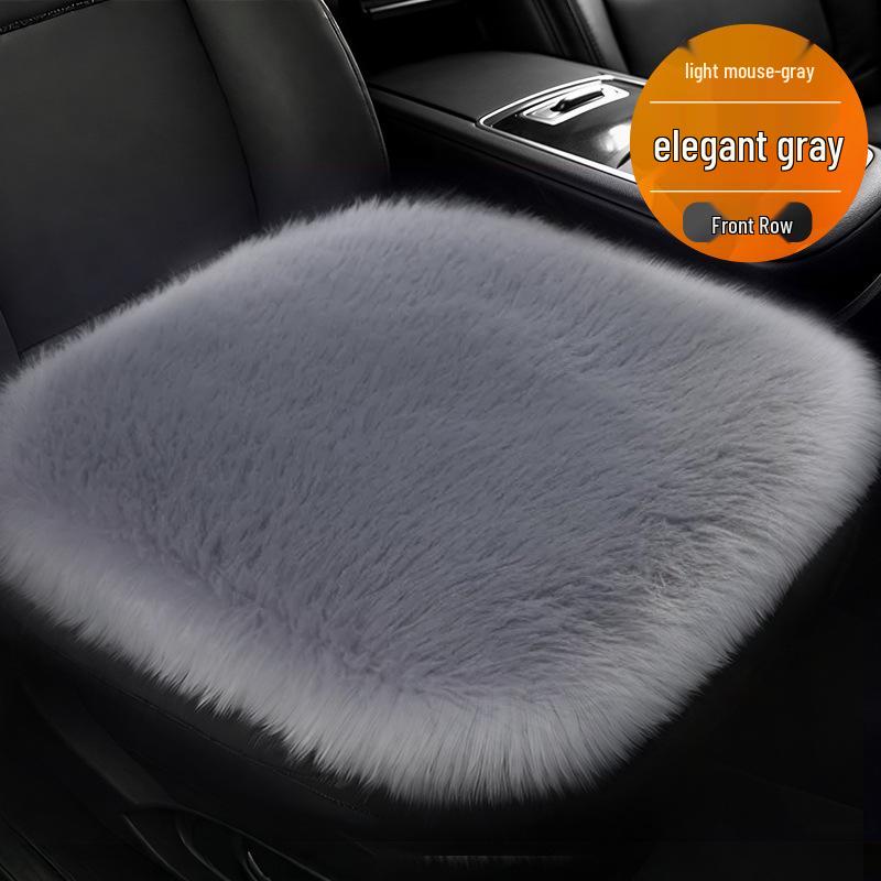 Winter Furry Car Seat Cushion for Rear and Driver Seats