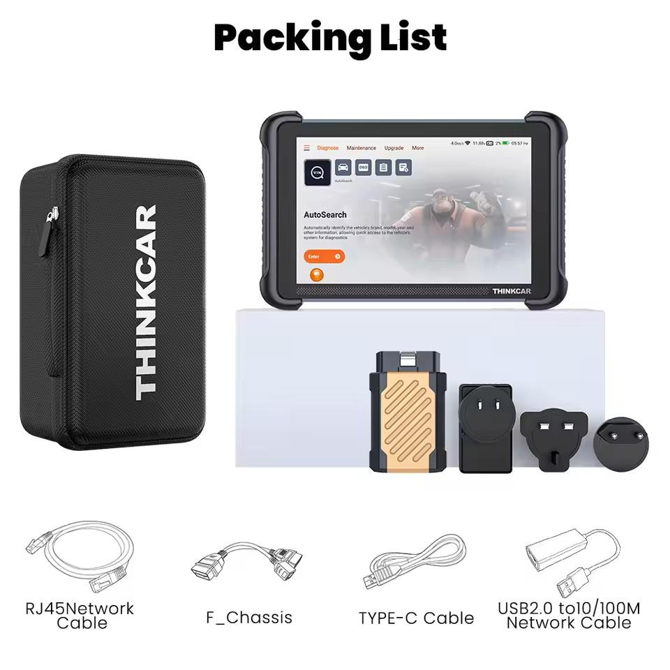 

Глобальна версія THINKCAR THINKSCAN 689BT Діагностичний інструмент OBD2 DOIP CANFD Двонаправлене кодування ЕБУ 34 Скидання Безкоштовне оновлення на весь термін служби