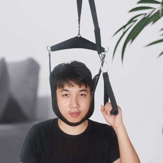 

Носилки для ухода за шеей Снимают усталость Унисекс для растяжки шеи Дизайн ручки Простота в эксплуатации Облегчение боли в шее Легко собрать OL шейный вытяжение шеи чёрный