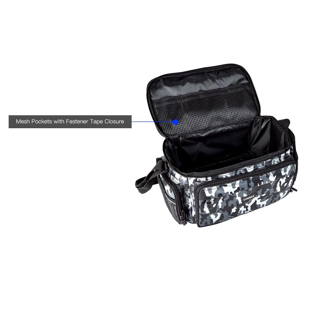 Lixada Outdoor Fishing Bag Oxford Multi purpose Shoulder Bag Case Fishing Tackle Storage Bag