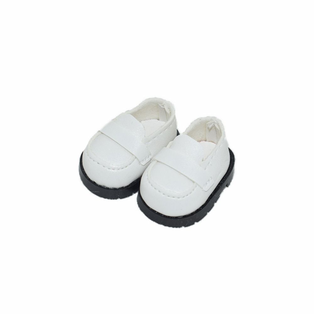 PU Leather Doll Shoes Multicolor Mini Academic Style Shoes  10/20cm Cotton Stuffed Doll