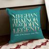 Meghan Singer TTrainor Cushion Cover Reversible Soft Durable Pillow Cover Home  Car MultiScene Use for Daily Comfort