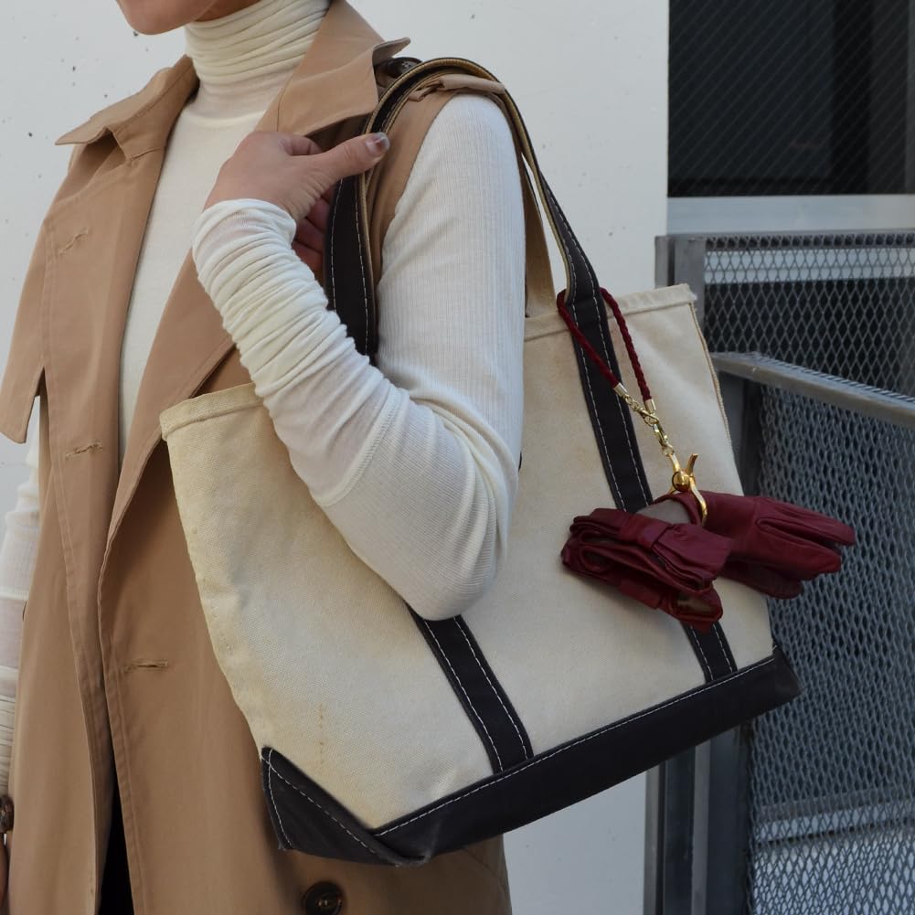 Flätad Snöre Handske Handske 6 Vardaglig Tillverkad i Japan [R-days Daikanyama] Hållare, Klämma, Färger, Dam, Enkel, Formell, Accessoar, (grå)