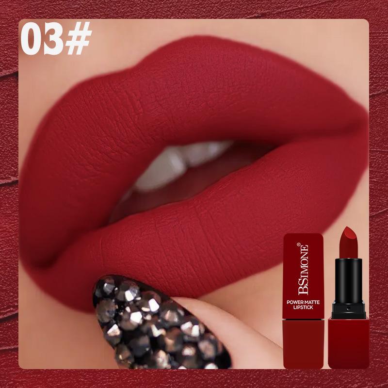 

Non-Stick Cup Long-Lasting Lipstick Smooth Matte Velvet Fog Texture Kiss-Proof Non-Fading Lipstick 3