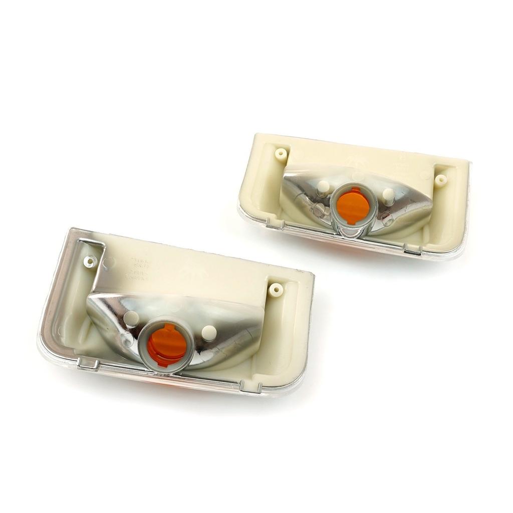 BROSS BSP909 2 Pcs Side Door Wing Mirror Indicator Lamp ORANGE Lens R+L 71748253, 71748252  for Fiat Peugeot Citroen MK3