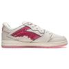 New LiNing Wave Pro Cushioning Wear-Resistant Low-Top Skateboard Shoes Unisex Ecru/Fifi Pink AECU043-4