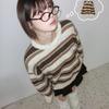 The Pink Mingli Oversized Stripe Wool Knit