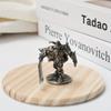 1Pc Vintage White Brass Orc Soldiers Miniature Figurine Game Decor Desktop Ornaments Gifts