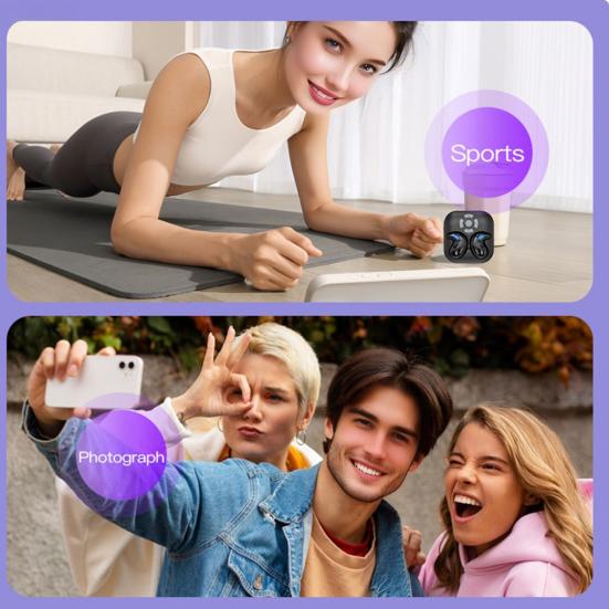 Bluetooth-compatible Earphones High-Fidelity Sound Stable Connection IPX5 Waterproof Noise Reduction Wireless Earbuds Headphones