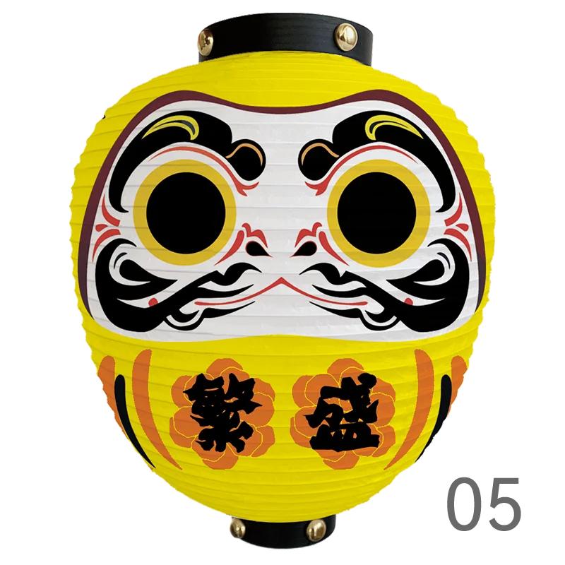 Japanese Style Cartoon Wish Dharma Hanging Lantern Japan Mascot Daruma Sushi Pub Bistro Restaurant Izakaya Decor Lantern