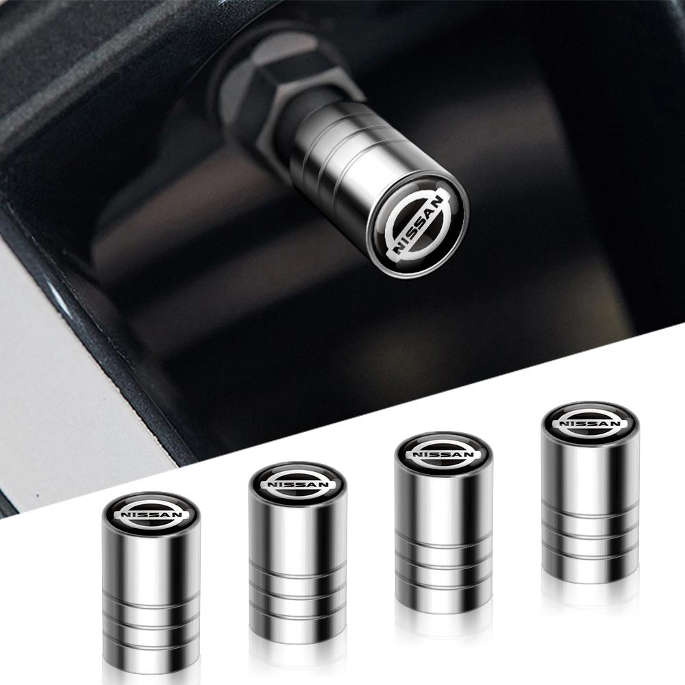 For Nissan MBQ14Pcs Car Tire Valve Caps Emblem Metal Dustproof Caps Accessories For Nissan NISMO GTR Qashqai Juke Leaf Micra Sentra NOTE Patrol