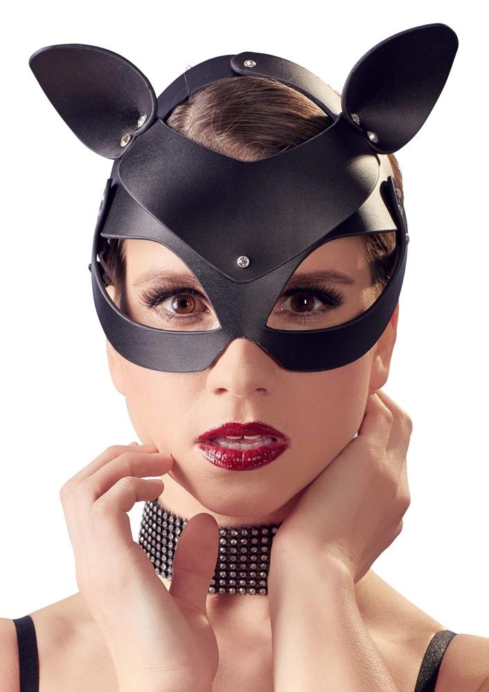 Bad Kitty - Cat Mask with Ears and Small Studs