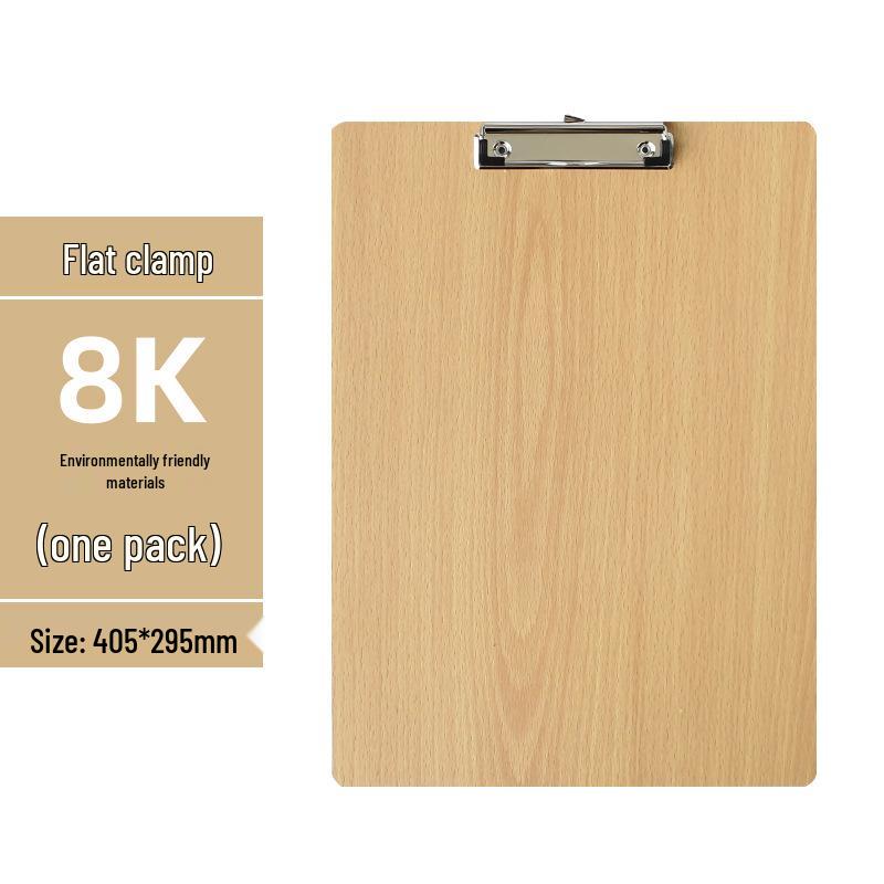 Set di 5 Cartelline A4 con Portapenne, Blocco da Scrittura A5, Cartellina in Legno A3 e Porta Menu
