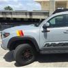 2 Pcs Classic Retro Tri-Color Stripe Decal Sticker for Toyota Tacoma 4Runner Tundra Rav4 Accessories, Grille Fender Hood Side Skirt Bumper Side