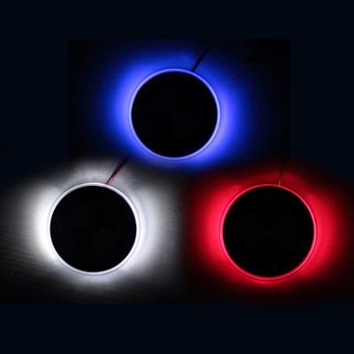 Car 2D Car LED Logo Rear Badge Side Light Sticker Emblem Tail Lamp Decor for BMW