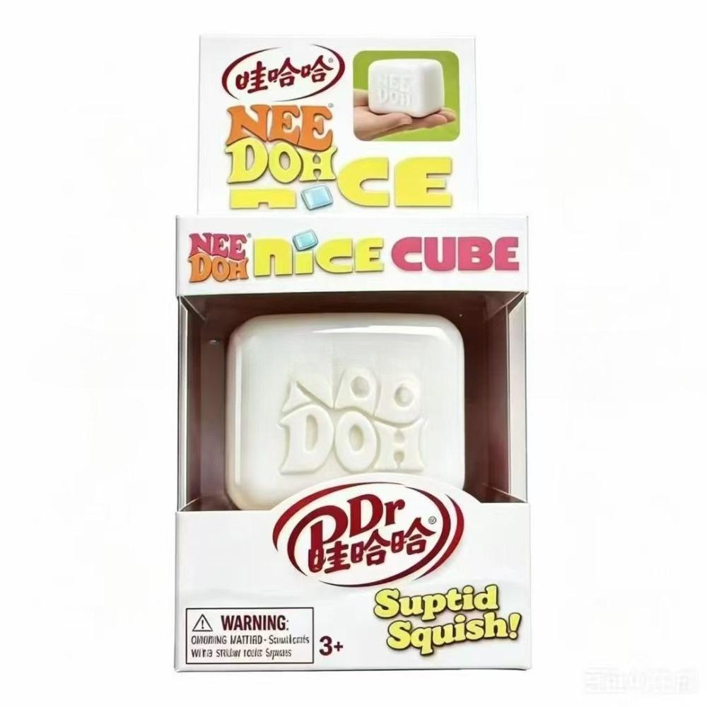 Needoh Cubo Sensoriale Nice, Strumento Fidget Antistress per Ansia e Concentrazione, Cubo Sensoriale da Scrivania per Adulti e Bambini