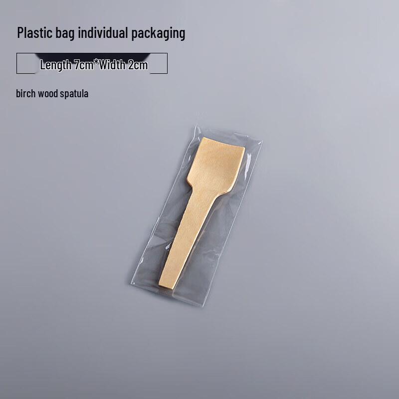 Degradable Disposable Wooden Dessert Spoons