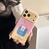 Cartoon Love Heart Bear Phone Case for iPhone 17/16 PROMAX - Cute, Drop-Proof, with Large Window