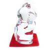 Excellent Baccarat object Lucky Cat clear crystal Women Used
