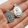 Alloy Pendant Cross Accessories for Jewelry Our Lady of Sorrows Necklace Pendants DIY Supplies