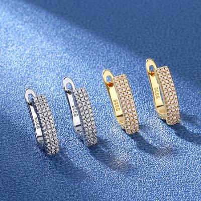 2026 Mode Lange Temperament Ohrstecker, Diamant Zirkon Ohrringe Mode Temperament Damen, Ohrschmuck