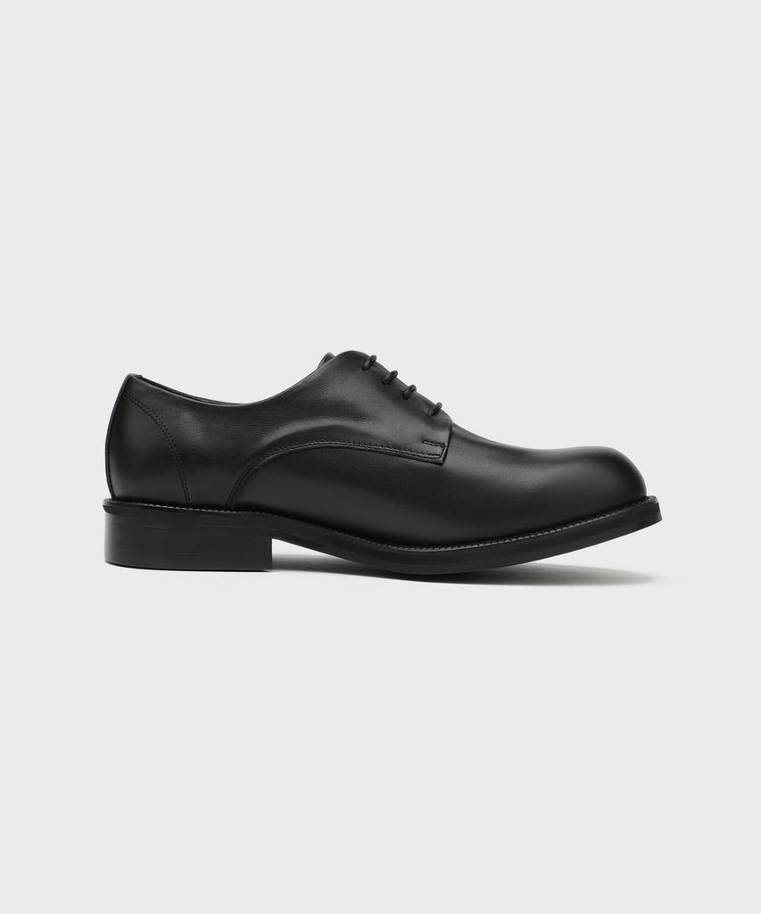 Firenze Atelier [Vibram] Contemporary Wrinkle Derby 1600 [Kip Black]