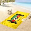 Cameroonian Football Federation Print Beach Towel, Large Soft Quick Dry Towel for Beach Camping Swimming