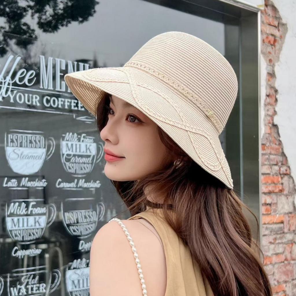 Summer Straw Hat Women's Sunscreen Hat Women's Sun Hat Large Brim Sun Hat Women's Straw Hat Seaside Beach Face Cover