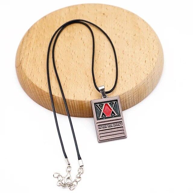 Anime Hunter X Hunter náhrdelník pro muže Gon Hunter License Náhrdelníky Ženy Šperky Přívěsek Řetízky Choker Collares Dárek