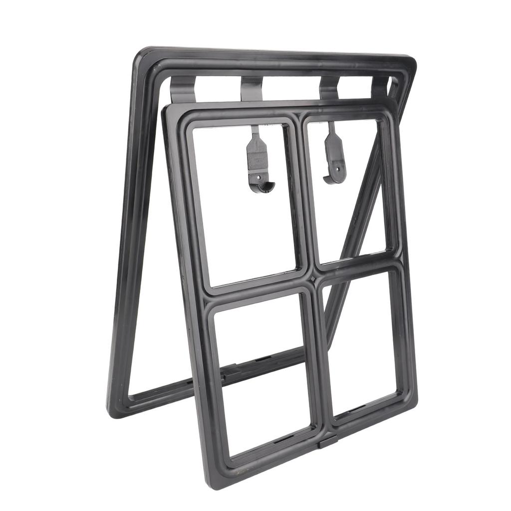 Pet Screen Door Professional Bite Resistant Free Access Lockable Dog Screen Door Inside Door Flap for Pet Pigs Cat