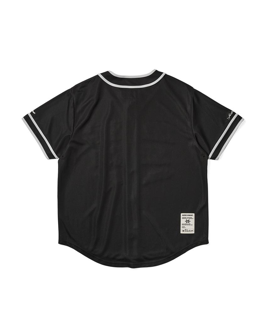 YESEYESEE Y.E.S College Baseball Jersey Black