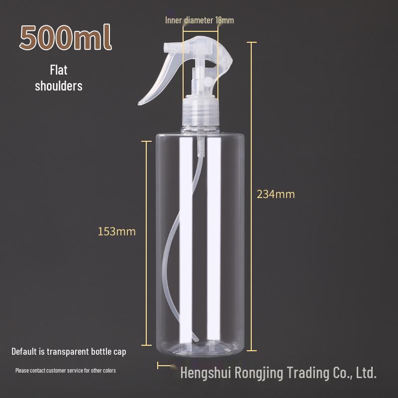 Transparent PET Fine Mist Spray Bottle 100-500ml for Cosmetics - Small Mouse Head Design