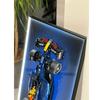 NEW LED Display Wallboard Suitable for LEGO 42206 RB 20 - F1 building block car model Wall Mount Display box Photo Frame