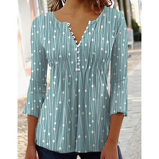 

Европейская и американская рубашка с V-образным вырезом и длинными рукавами, базовая рубашка, женский топ, женская футболка-пуловер S зелёный