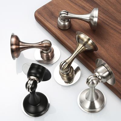 Magnetic Door Stopper Keep Door Open Stainless Steel Door Holder No Drilling Door Catch Anti-Rust for Various Door Types