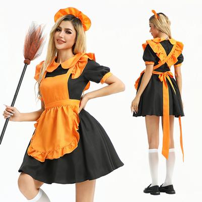 Halloween Costume Pumpkin Dress Lolita Loli Dress Maid Dress Stage Dress