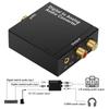 DAC Digital Analog Audio Converter Optical SPDIF Toslink Coaxial Input To L/R RCA 3.5mm Jack Headphone Amplifier Output for TVGood Product