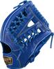 ZETT Youth Baseball Soft Royal Blue Size BJGB74550F Glove, Steer, All-Around, Left-Handed Throw, (2500), LL,
