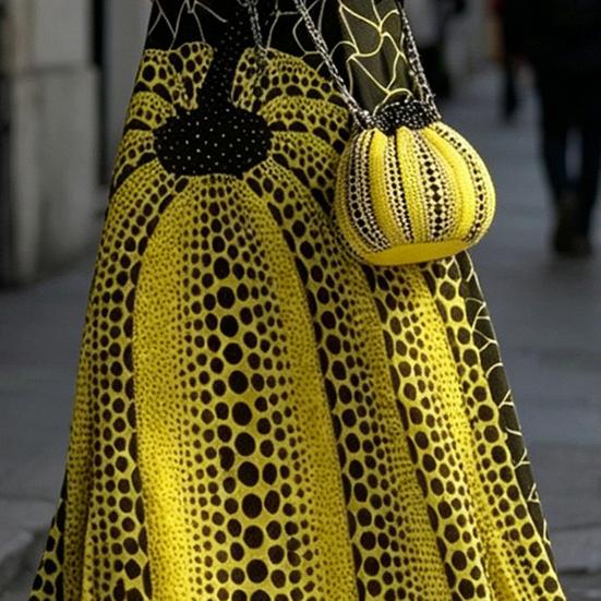 Vestido Maxi de Verano para Mujer, Vestido Largo Estampado sin Mangas de Cuello Redondo, Atuendos Casuales Fluidos para Vacaciones con Bolsillos