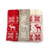 Christmas Festival Patterned Thigh High Socks Womens Winter Fashion Knitted Over Knee Long Stockings Leg Warmers Hosiery