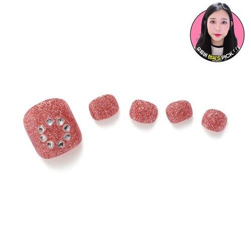 

[Glambux] Self Gel Pedi Sticker Pedi 06 - Pink Circle